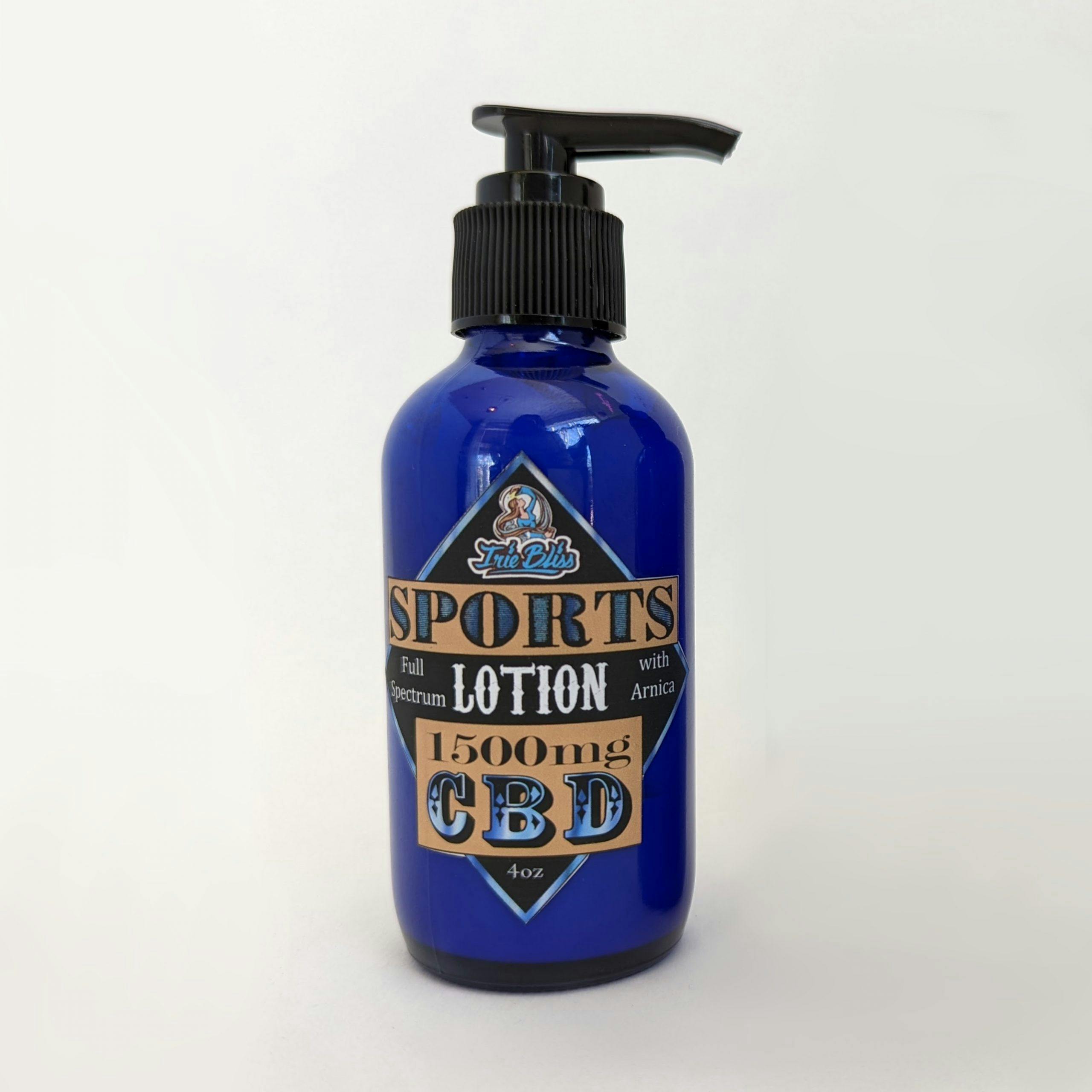 Irie Bliss Sports Lotion – 1500mg CBD with Arnica at Island Time