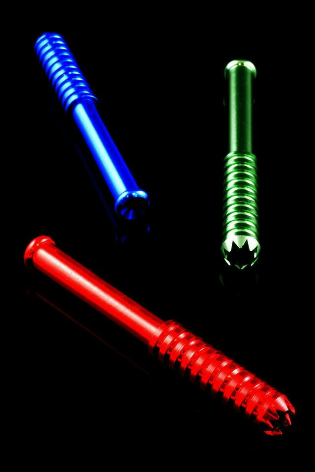 Colored Metal Bat with Teeth