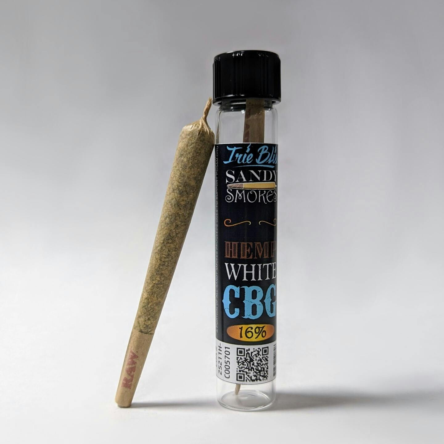 Irie Bliss Sandy Smokes White CBG Joint at Island Time