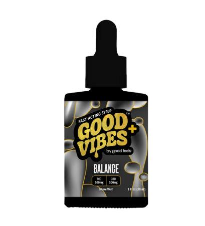 Good Vibes - 1:1 Balance Unflavored Tincture [500mg THC: 500mg CBD] at Island Time