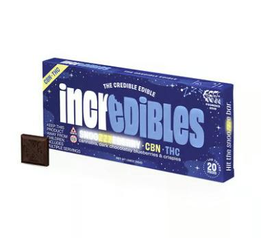 Snoozzzberry Bar [20pc, 100mg THC, 20mgCBN]