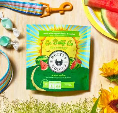 Go Betty Go ~ Watermelon Taffy [THC: 5mg, THCV:2.5mg] 10pk