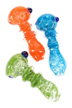 3" Colorful Frit Ring Glass Pipe