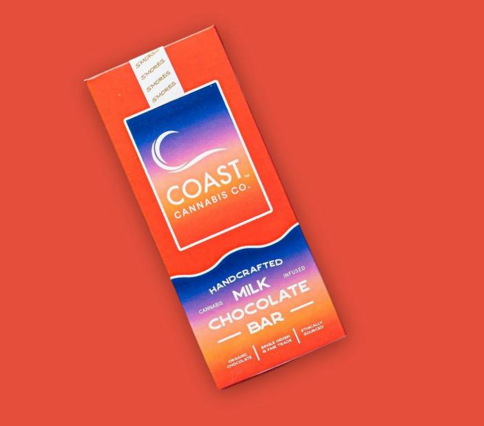 Coast Cannabis - Milk Chocolate ~ [20pc, 100mg]