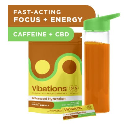 Vibations - Half & Half Iced Tea Lemonade - Drink Mix [5mg each /50mg total] at Island Time