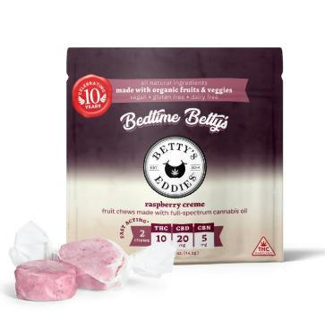 Bedtime Betty's for SLEEP ~ RASPBERRY CREME ~ [10mg] 2PK at Island Time