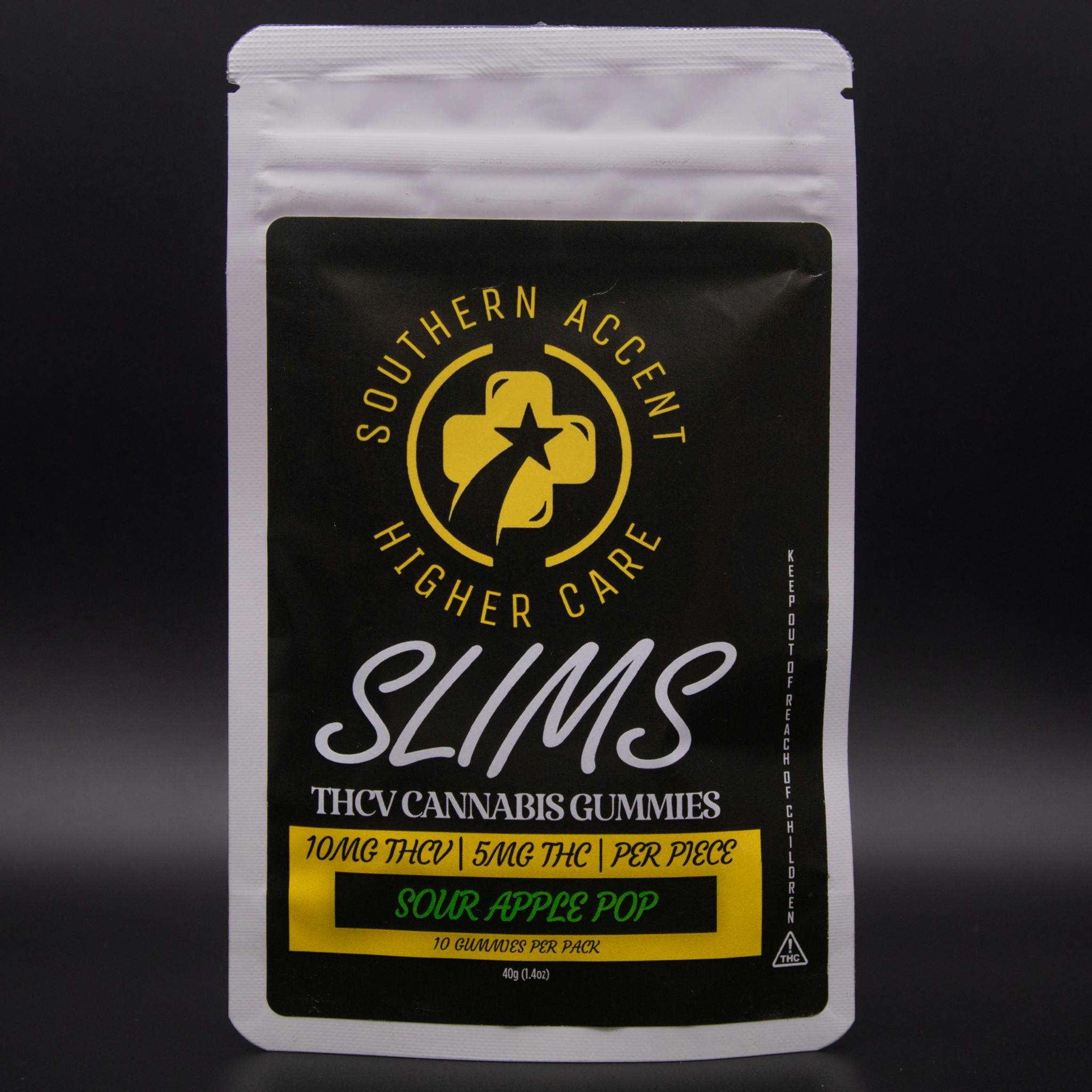 Southern Sky Brands | 50mg | Sour Apple Pop | THCV Gummies at DABBS Cannabis Dispensary