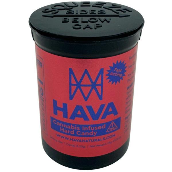 HAVA | 1g | Toasted Peach | Hard Candies | 20pk