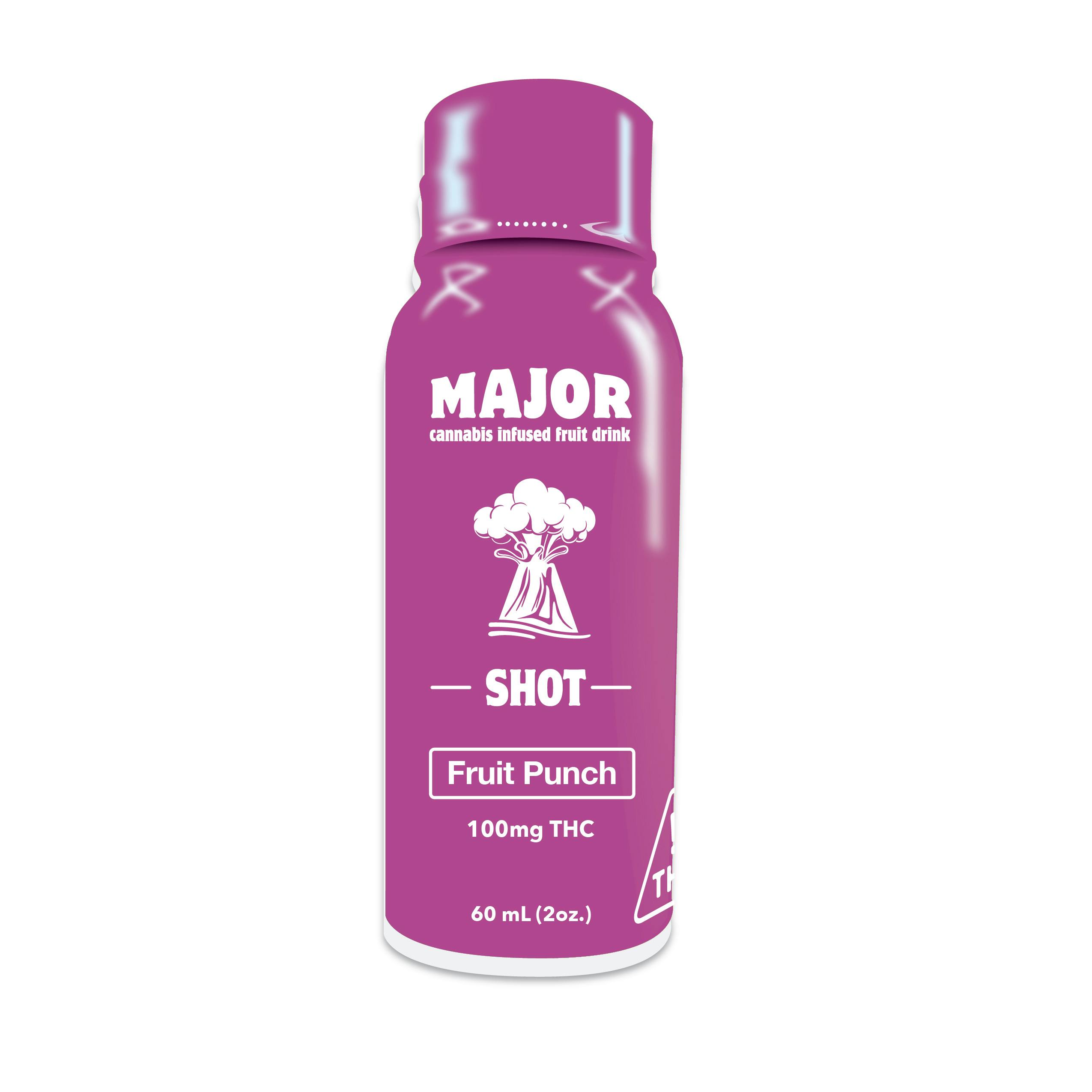 Major | 100mg | Fruit Punch | Fast-Acting Shot