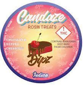 Candaze Dipz - Rosin Gummy - 100mg - - Berries and Cream (H)