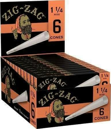Zig Zag Cones 1 1/4" 6pk