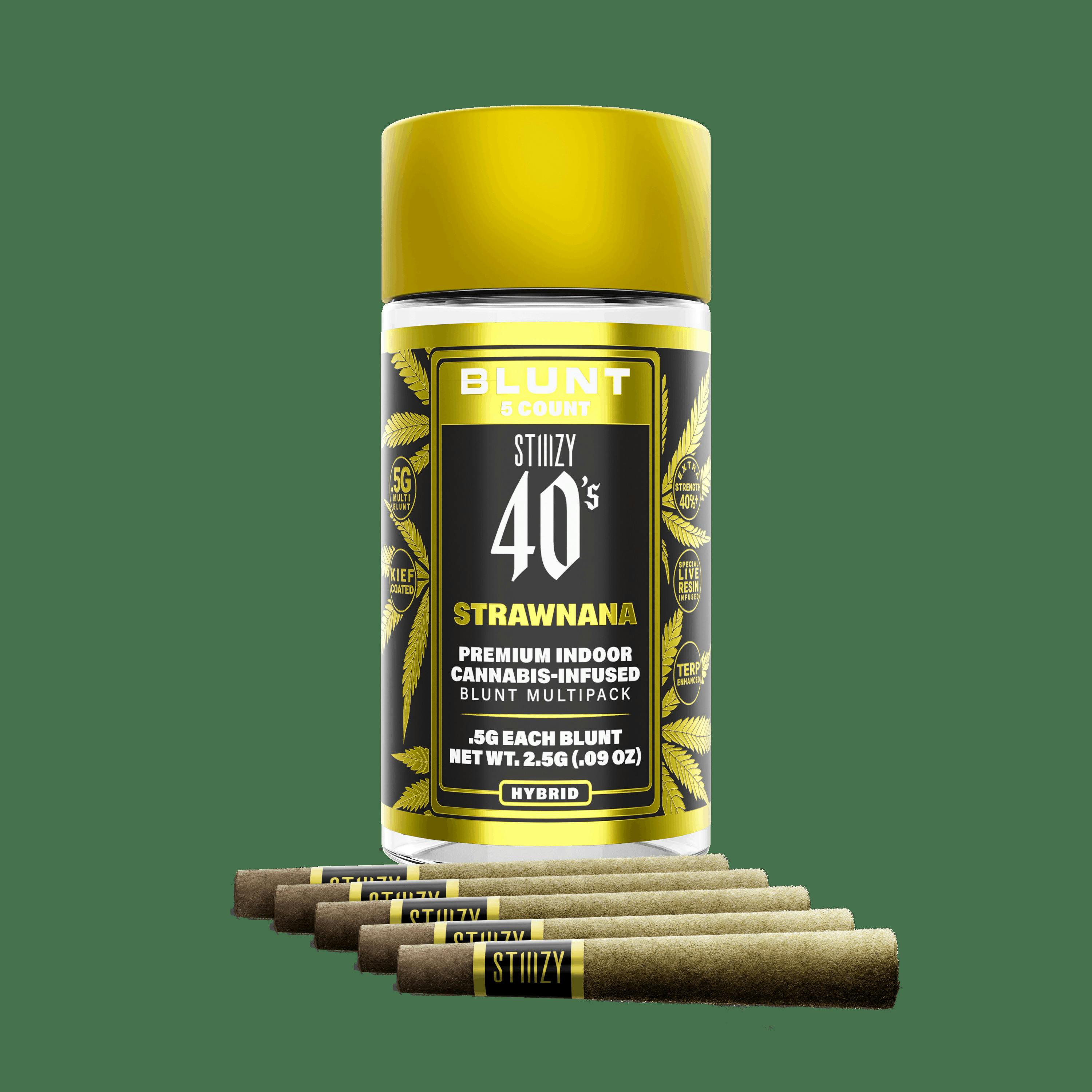 Strawnana 5pk Infused Blunts cannabis product