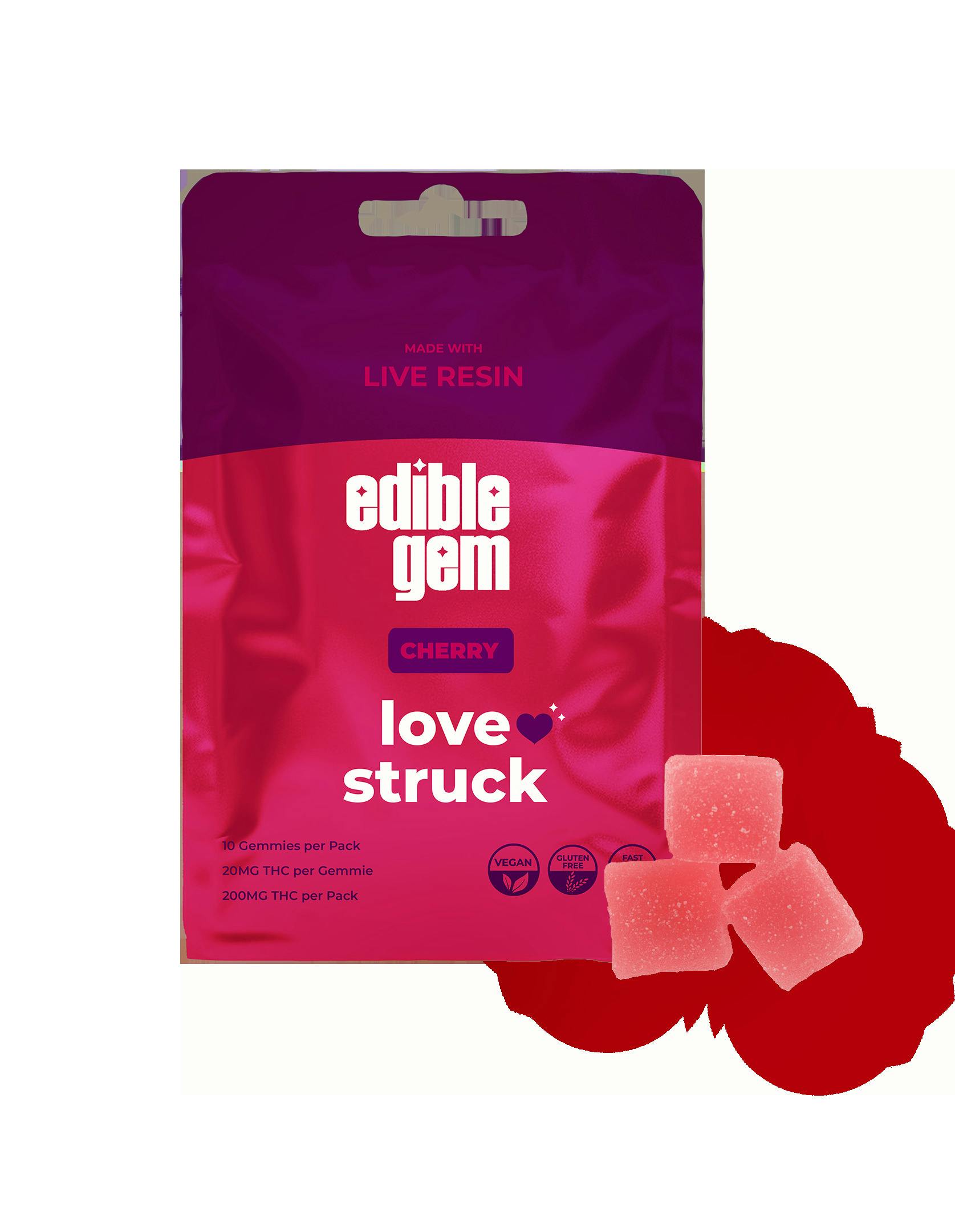 Love Struck Cherry Live Resin Gummies