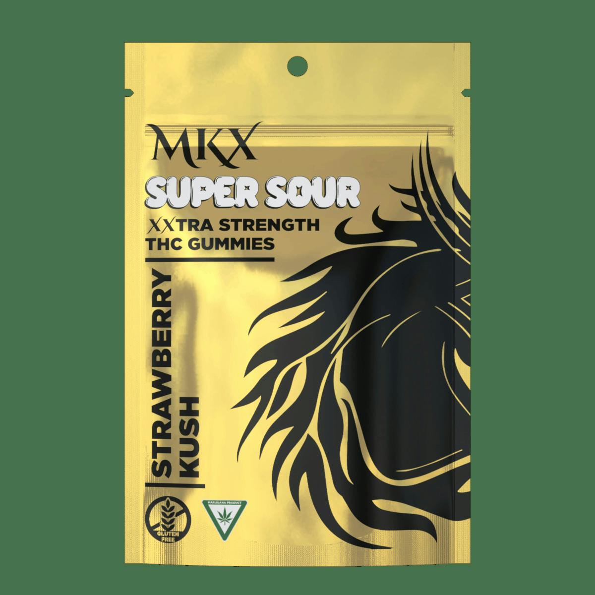 Super Sour Strawberry Kush Gummies