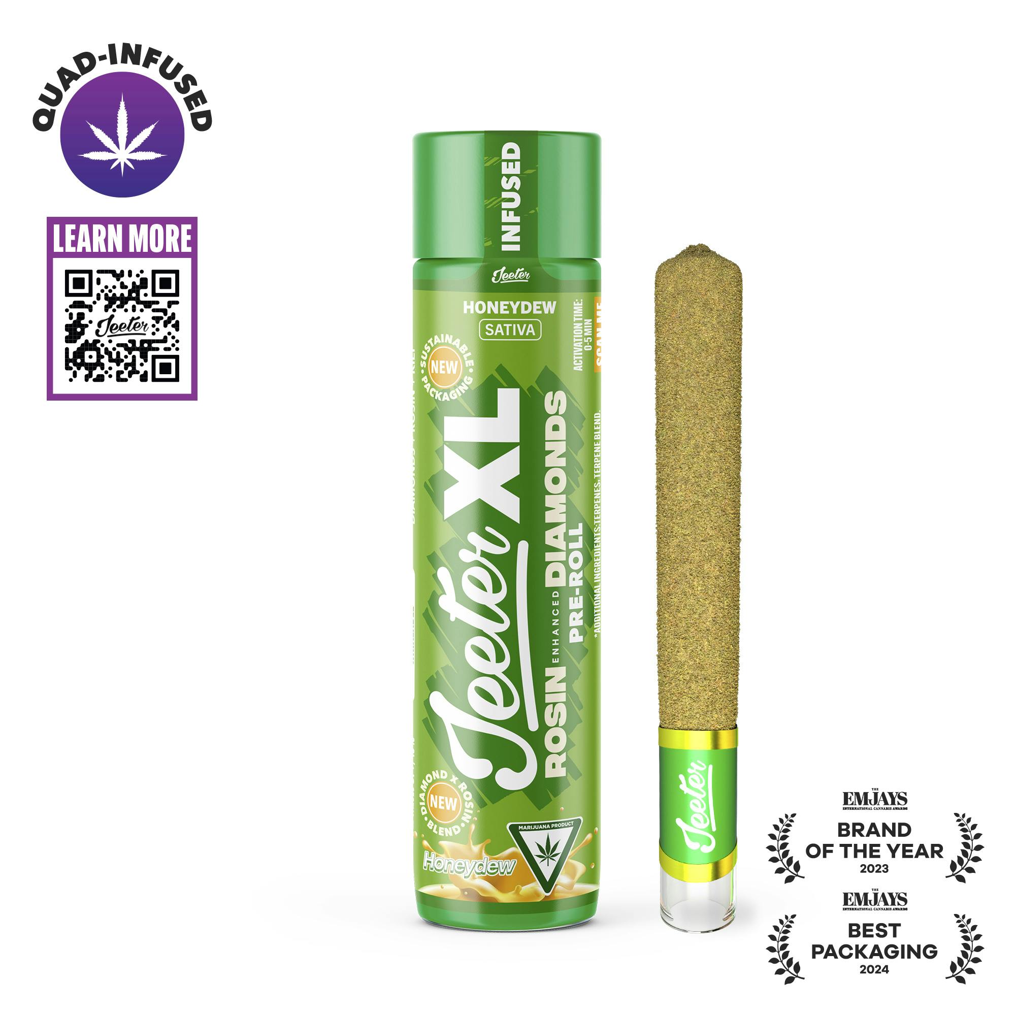Honeydew Quad Infused Pre-Roll