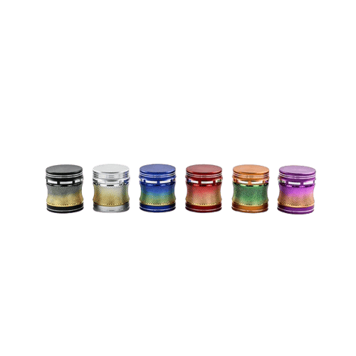 LUVBUDS - 63MM ZINC 4 PC GRINDER [ASSORTED COLORS]