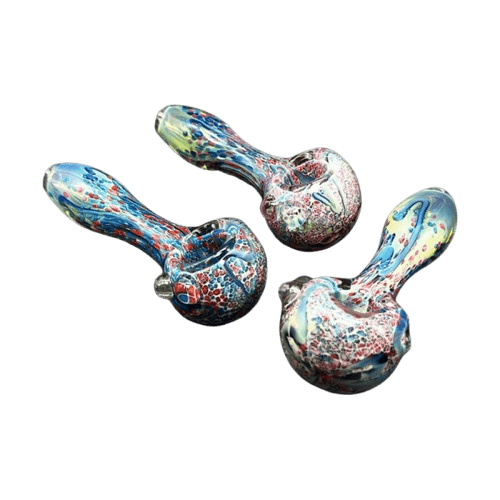 4.5" STRAIGHT ART FRIT HAND PIPE