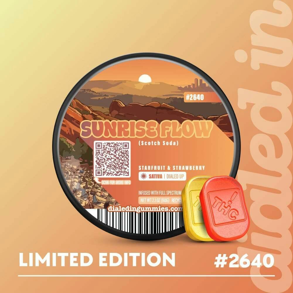 100mg - Sunrise Flow #2640 - Rosin Gummies (10pk)