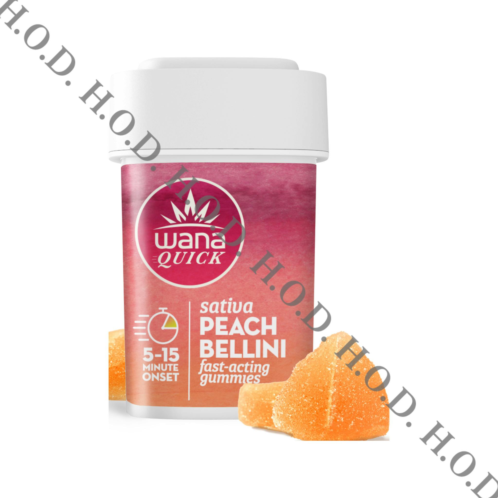 Wana Quick Peach Bellini Gummies