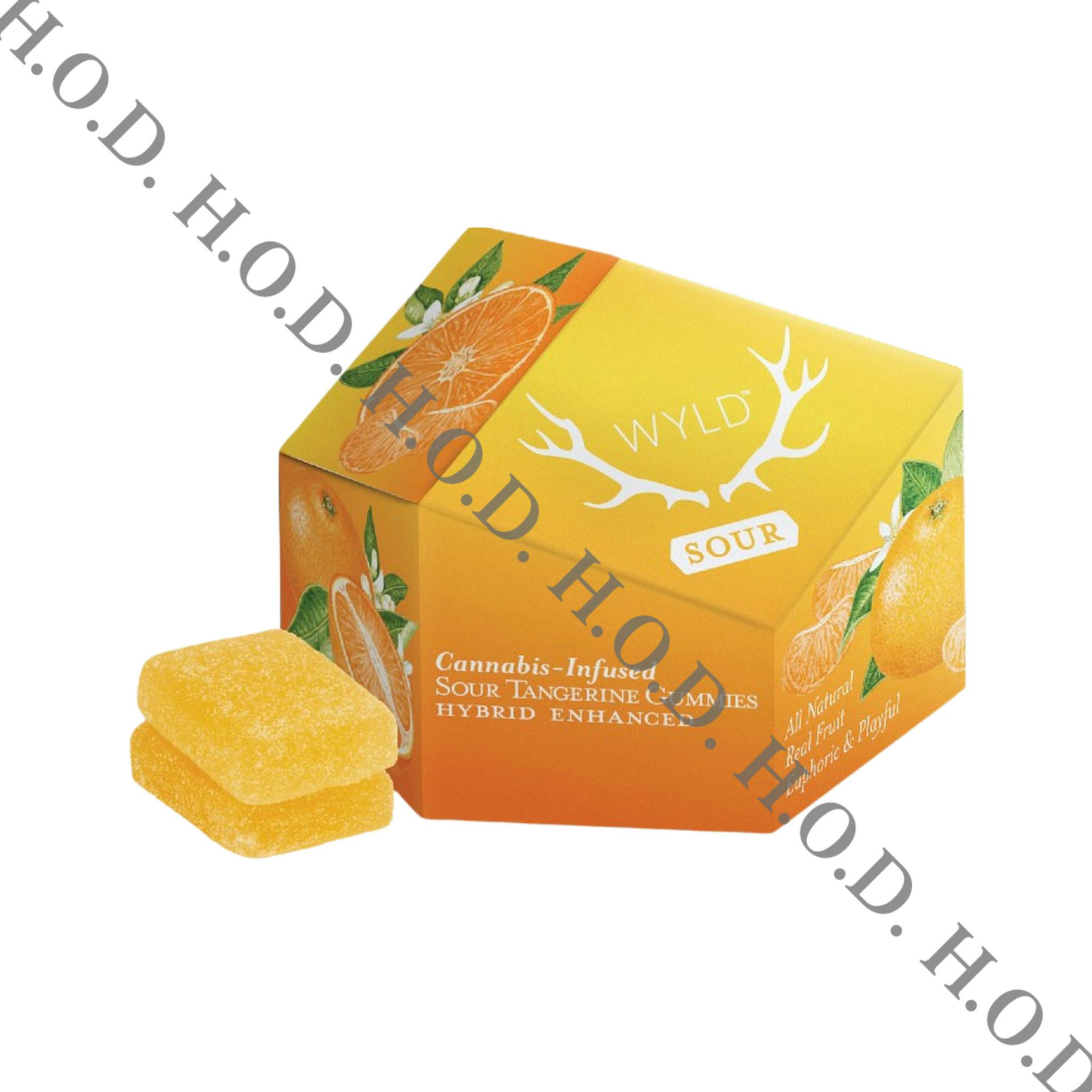 WYLD Sour Tangerine Gummies