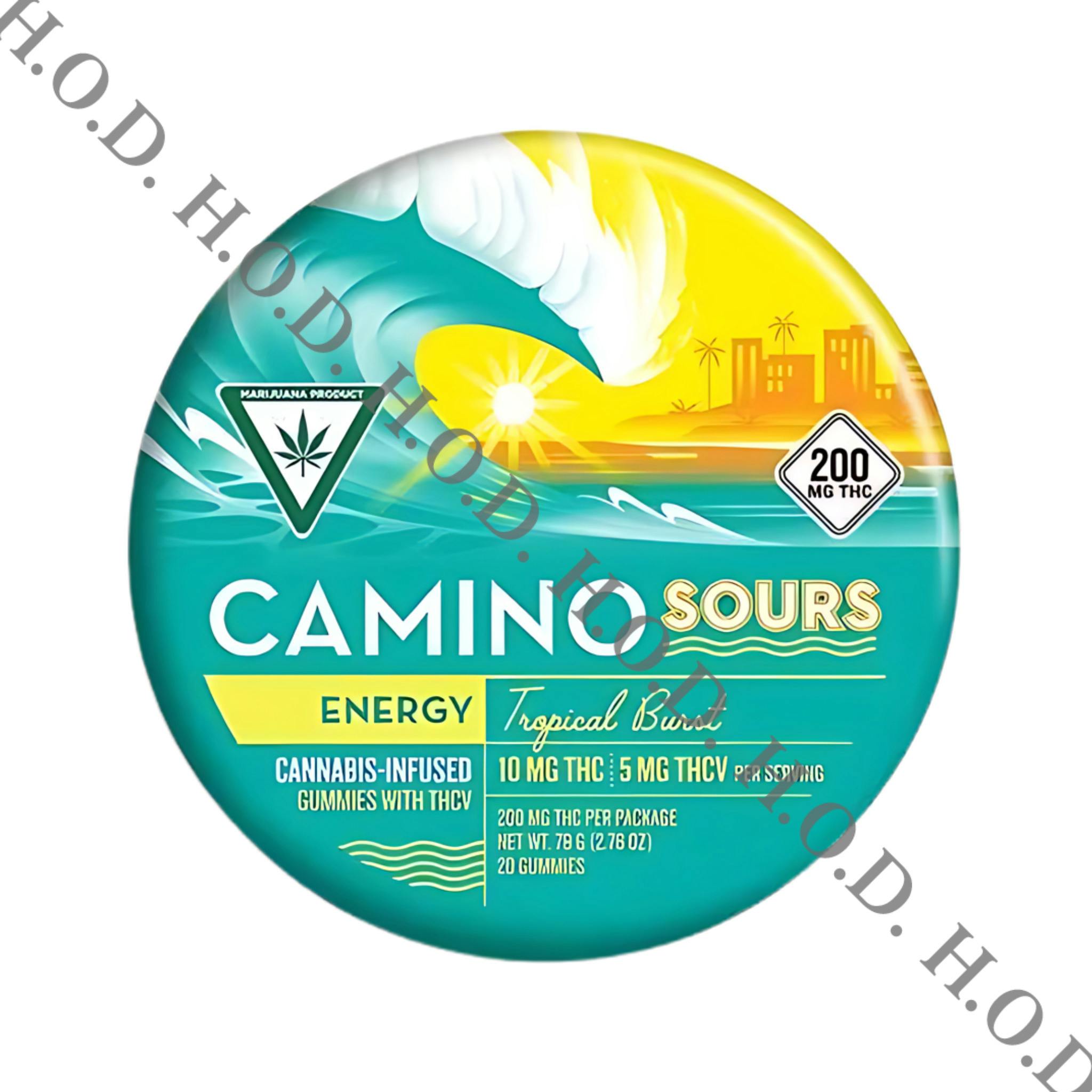 Camino Sour Tropical Burst Gummies 2:1 THCV 10mg