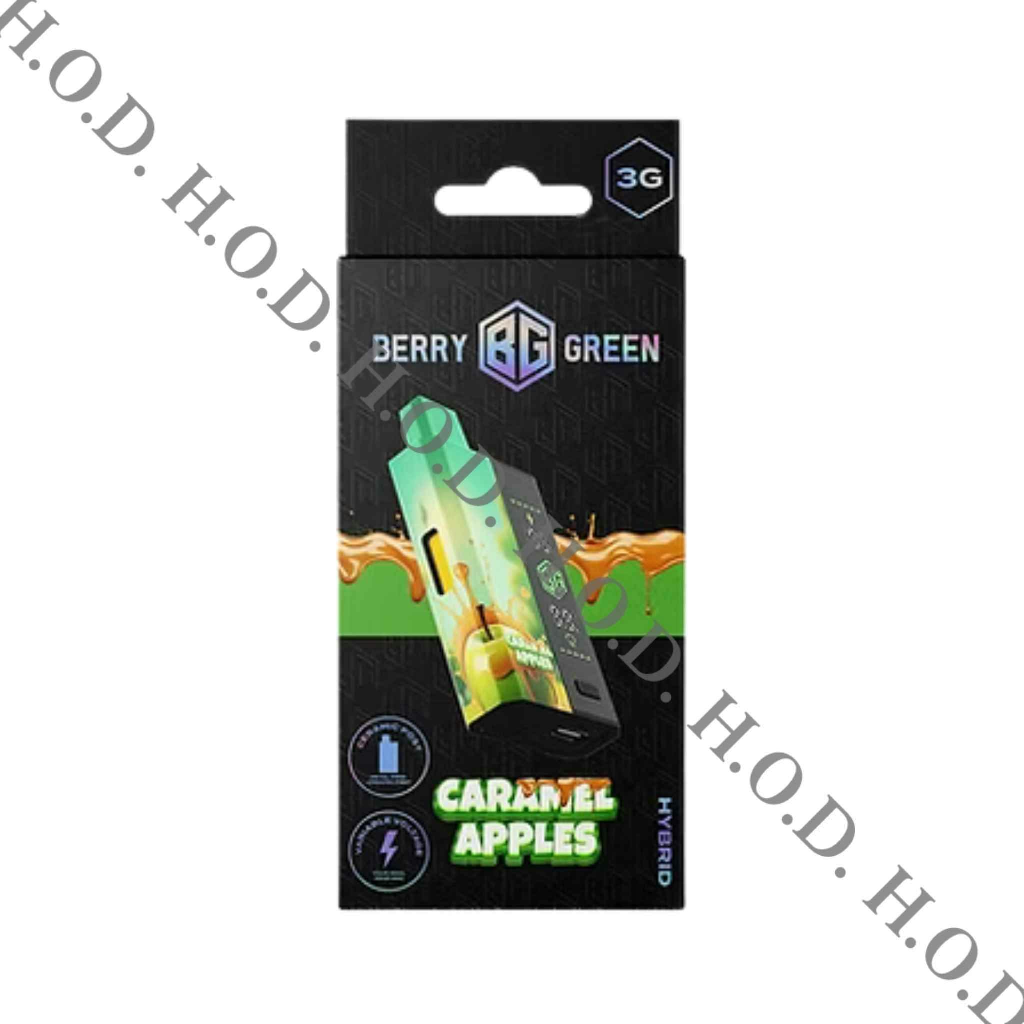 Berry Green Caramel Apple Disposable