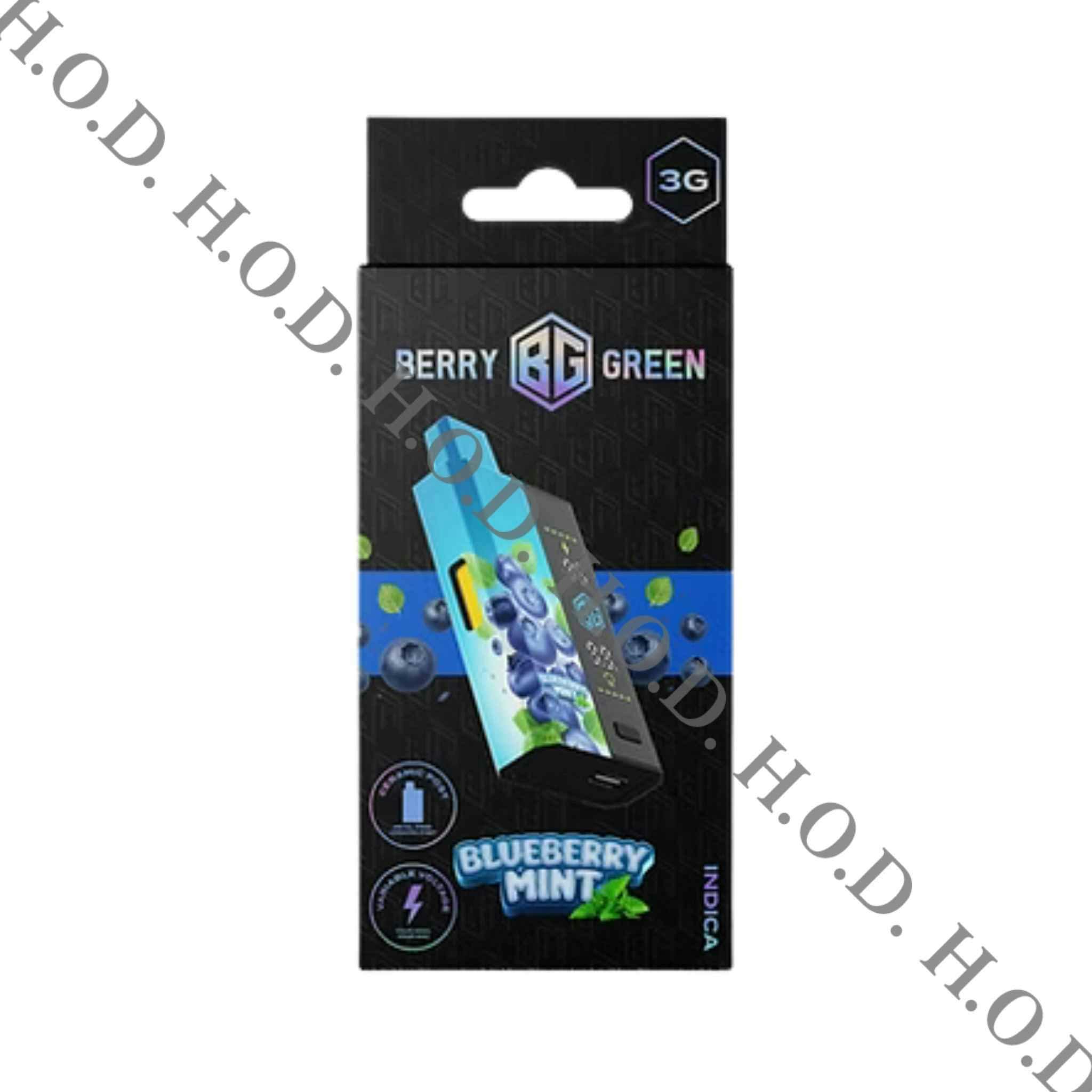 Berry Green Blueberry Mint Disposable