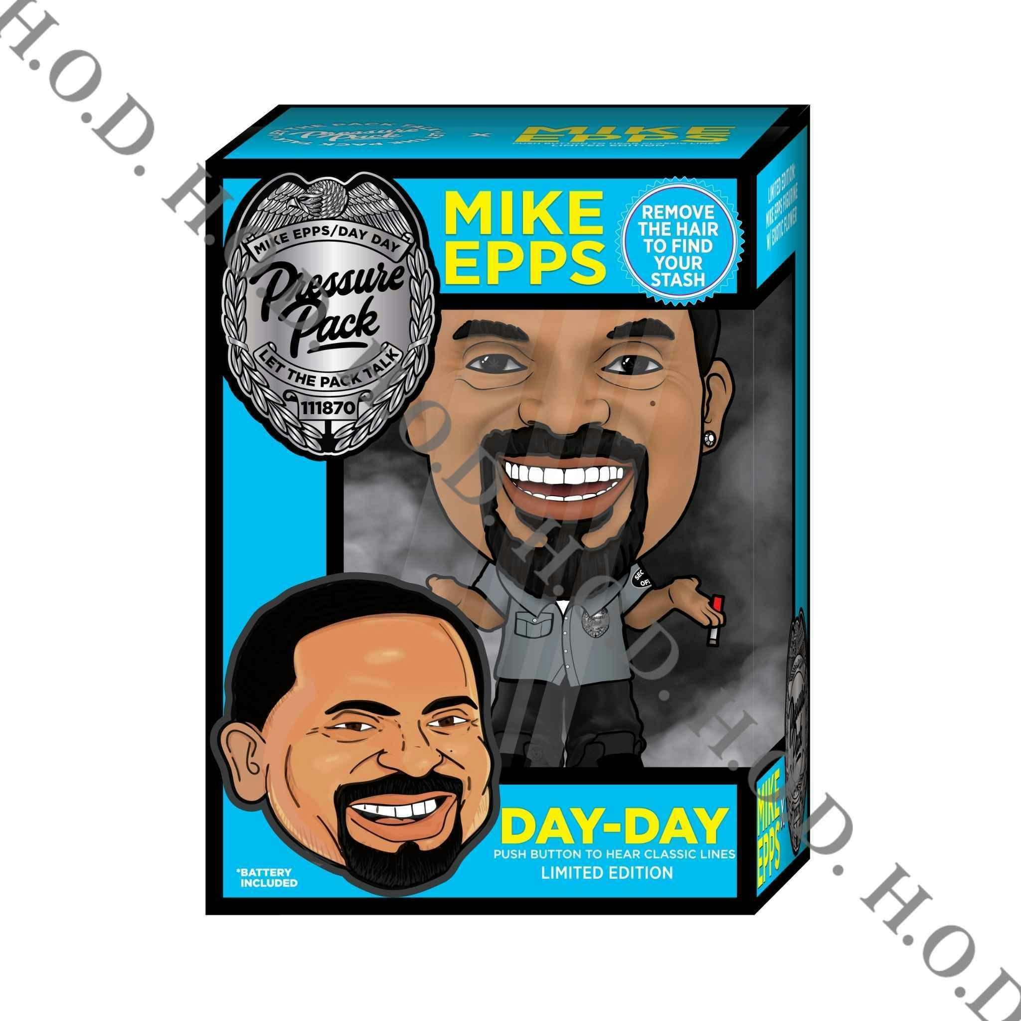 Pressure Pack x Mike Epps Blue Day-Day Bobblehead