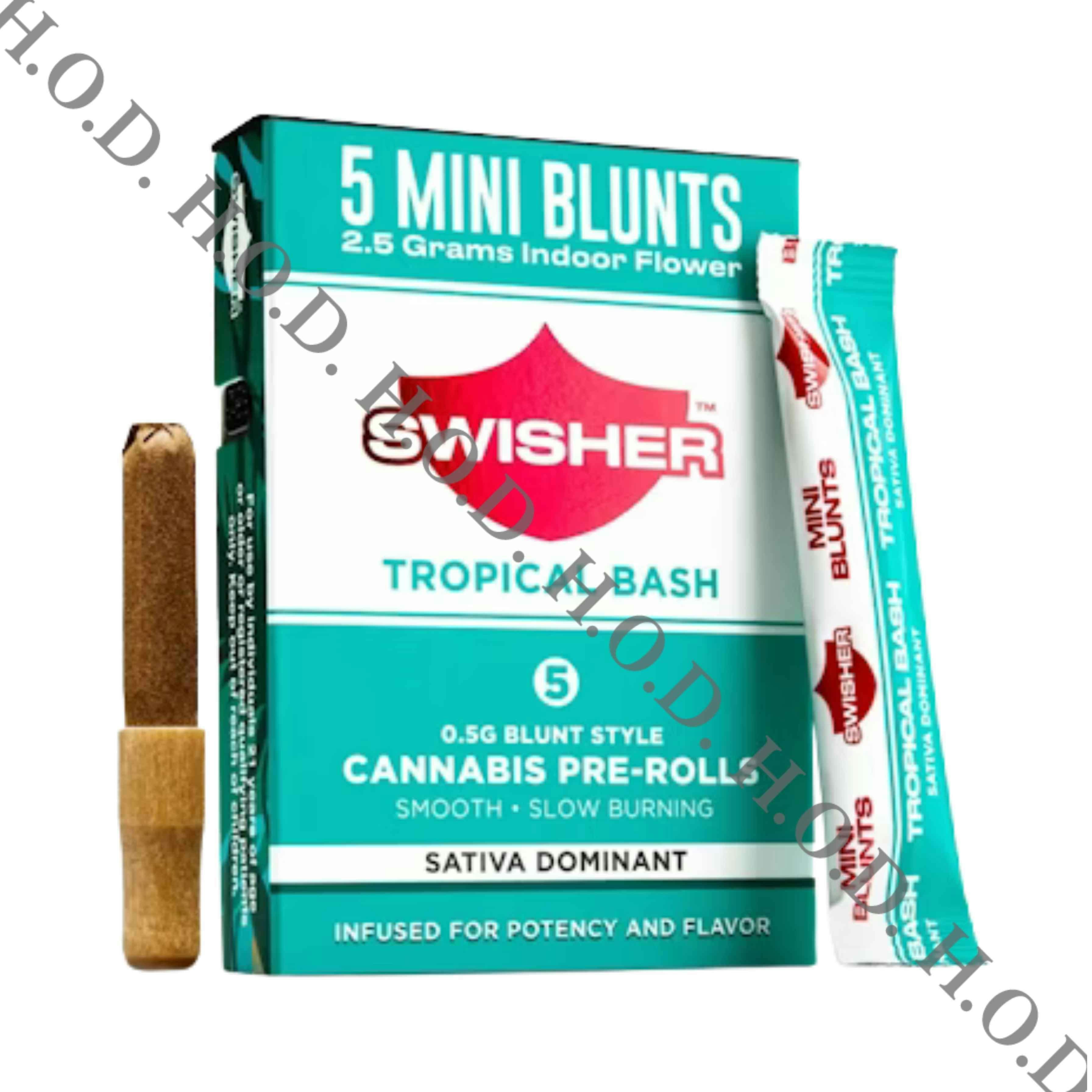 Swisher Tropical Bash Infused Blunt .5g 5 Pack