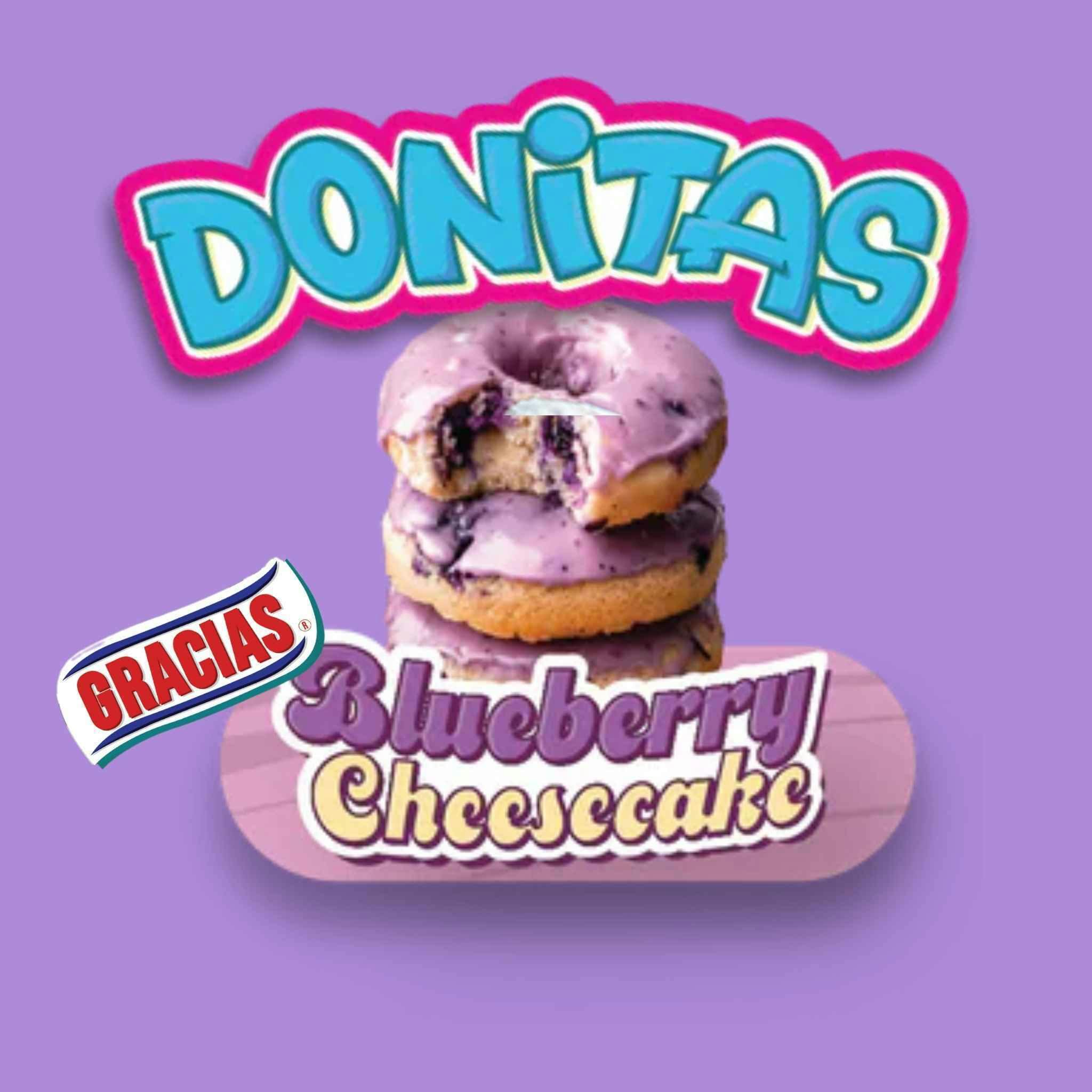 Gracias Donitas Blueberry Cheesecake Infused Flower