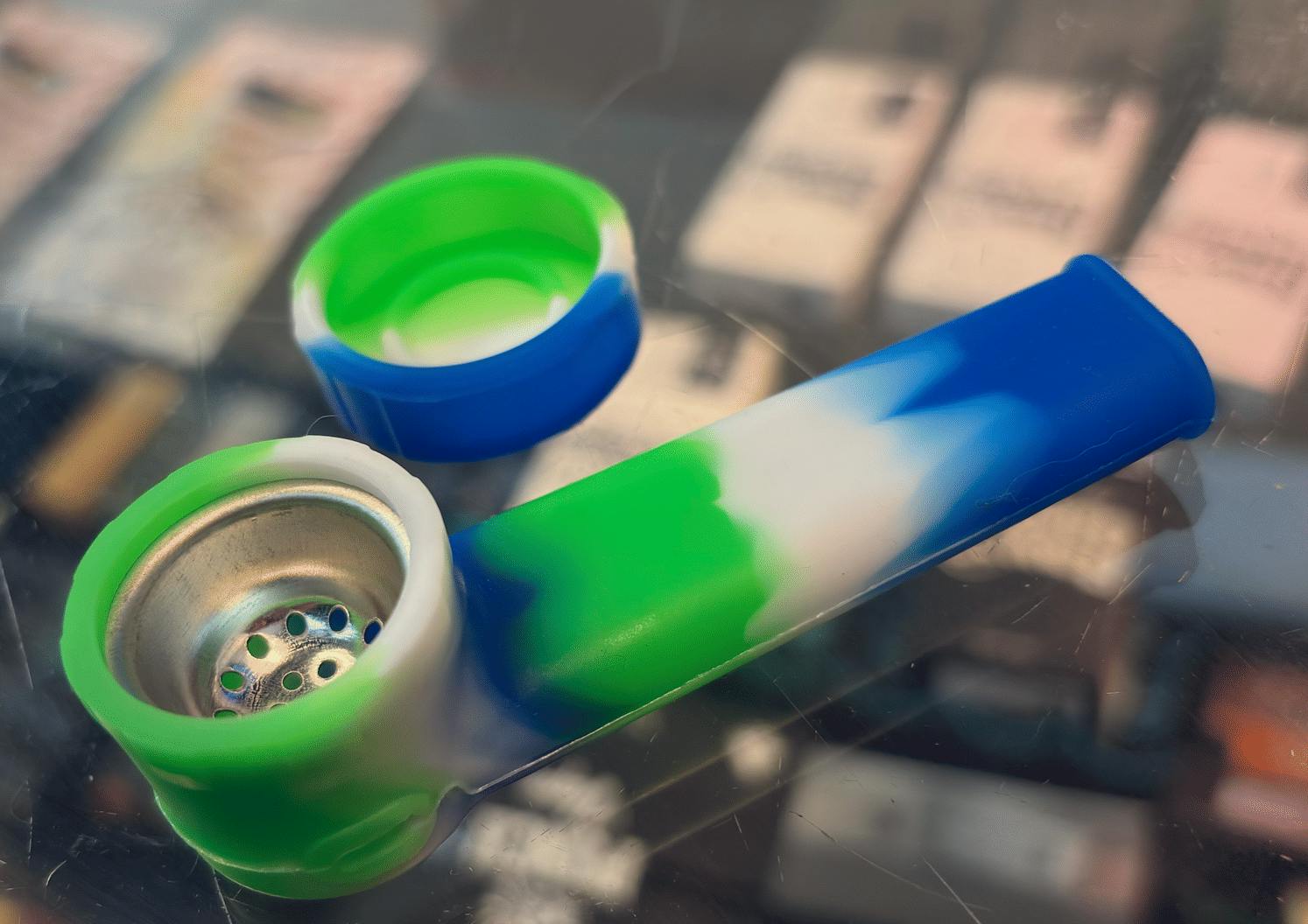 Silicone Pipe at Abide Napa Dispensary