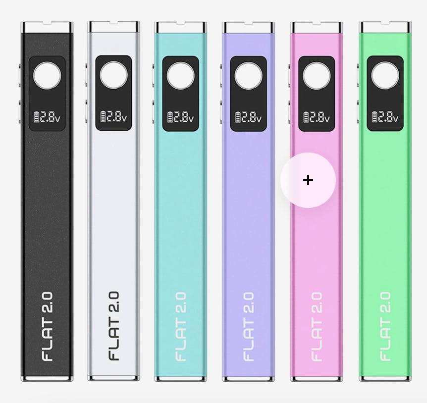 YOCAN - Mini Flat Stainless Steel Batteries at Abide Napa Dispensary