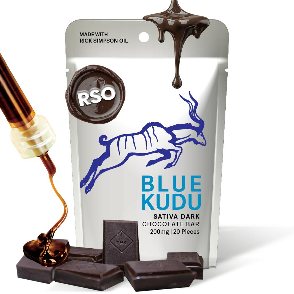 Blue Kudu RSO Sativa Dark RSO Chocolate [10mg] 20-Pieces