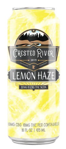 Crested River THC/CBG Beverage 10mg - Lemon Haze - 16oz at MN THC Co - Dundas