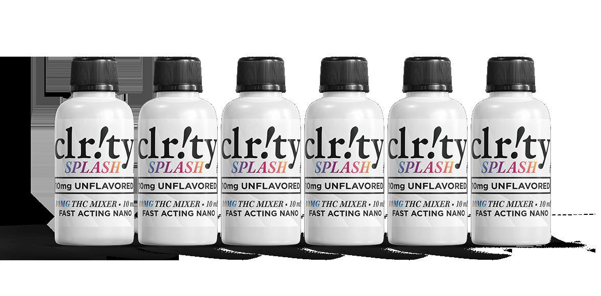 Clr!ty - Splash - 10 mg - Unflavored - 10ml - 6-pack