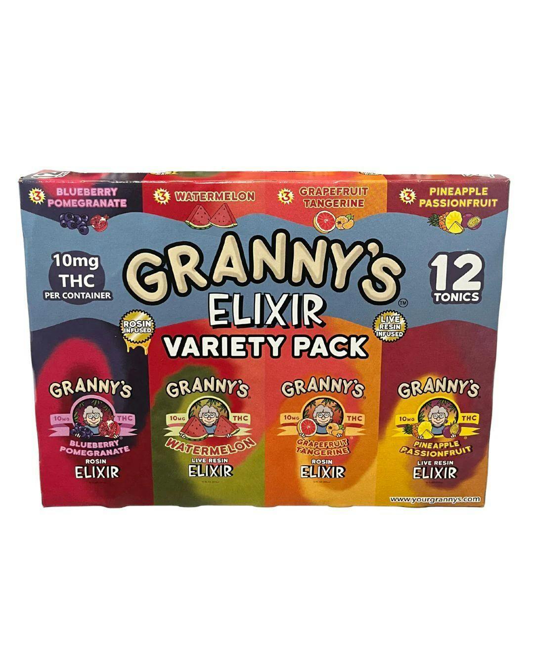 Granny's - Elixir - Variety Pack - 10mg - 12x12oz