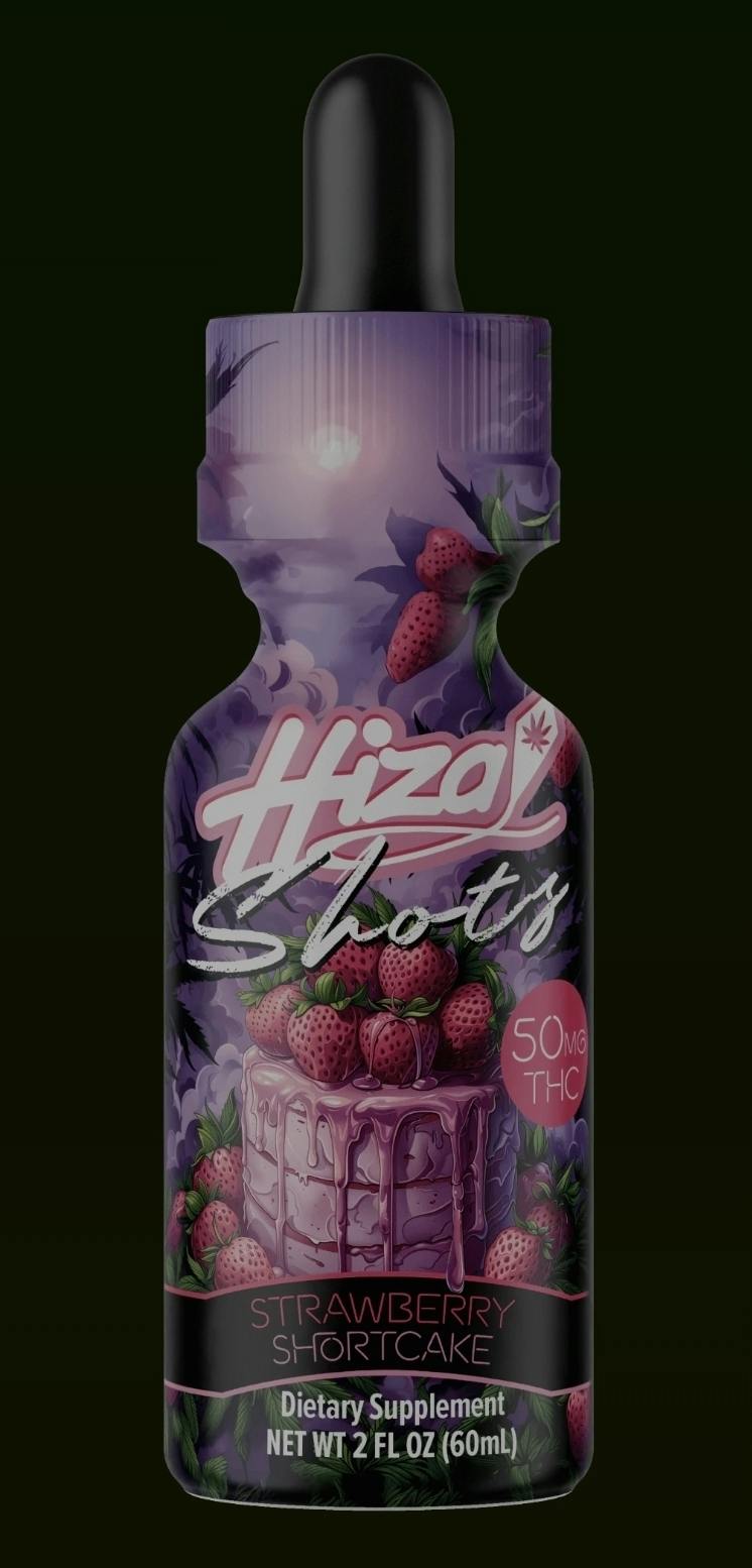 Hiza - Strawberry Shortcake - INDICA 50mg - Shots