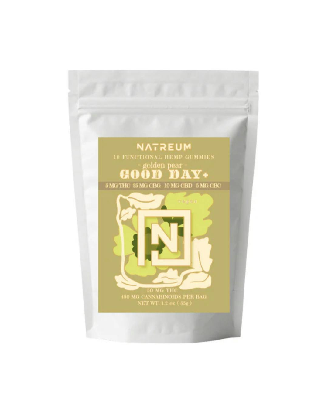 Natreum Good Day+ Gummies 5mg - Happy Pear - 10ct at MN THC Co - Dundas