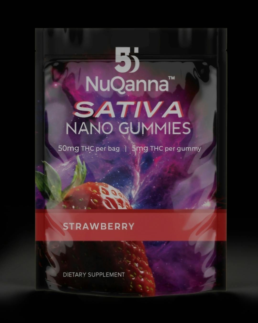 NuQanna Terpene Nano Gummies - Strawberry - 5mg - 10ct at MN THC Co - Dundas