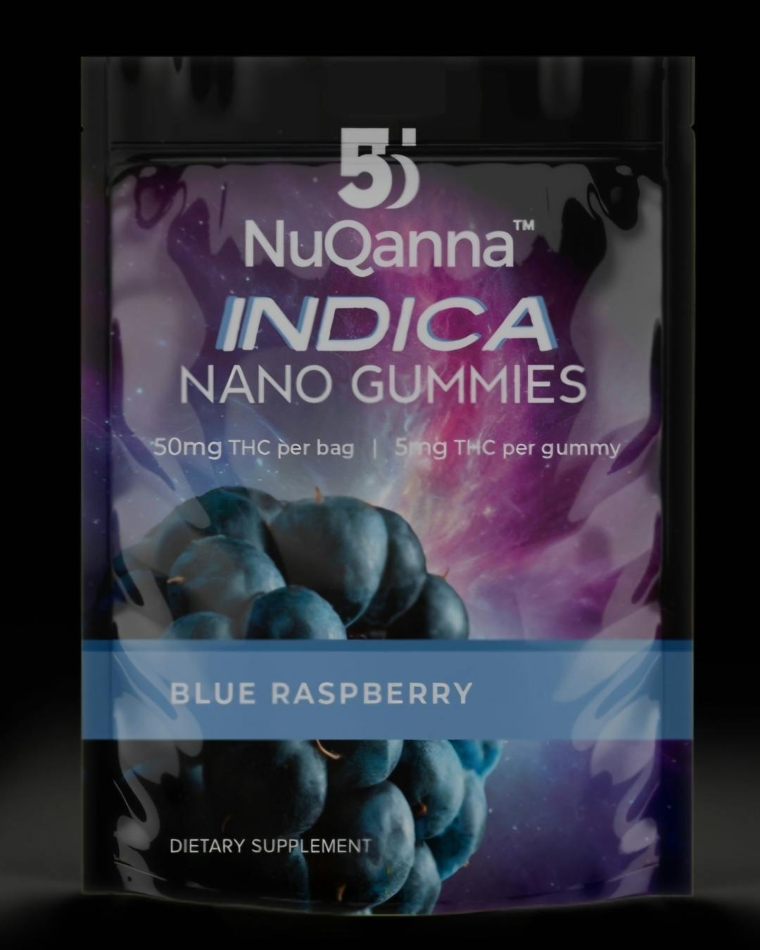 NuQanna Terpene Nano Gummies - Blue Raspberry - 5mg - 10ct at MN THC Co - Dundas