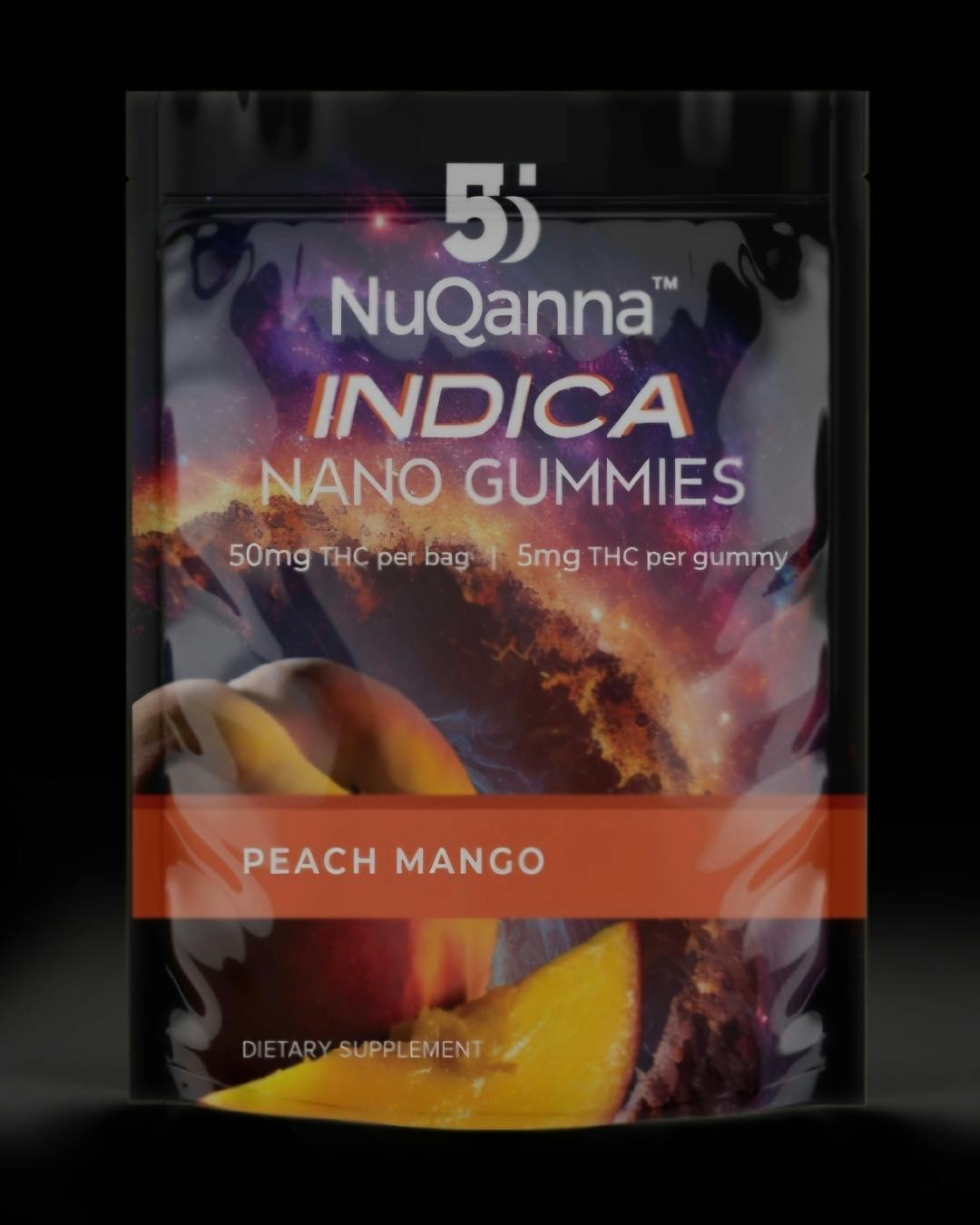 NuQanna Terpene Nano Gummies - Peach Mango - 5mg - 10ct at MN THC Co - Dundas
