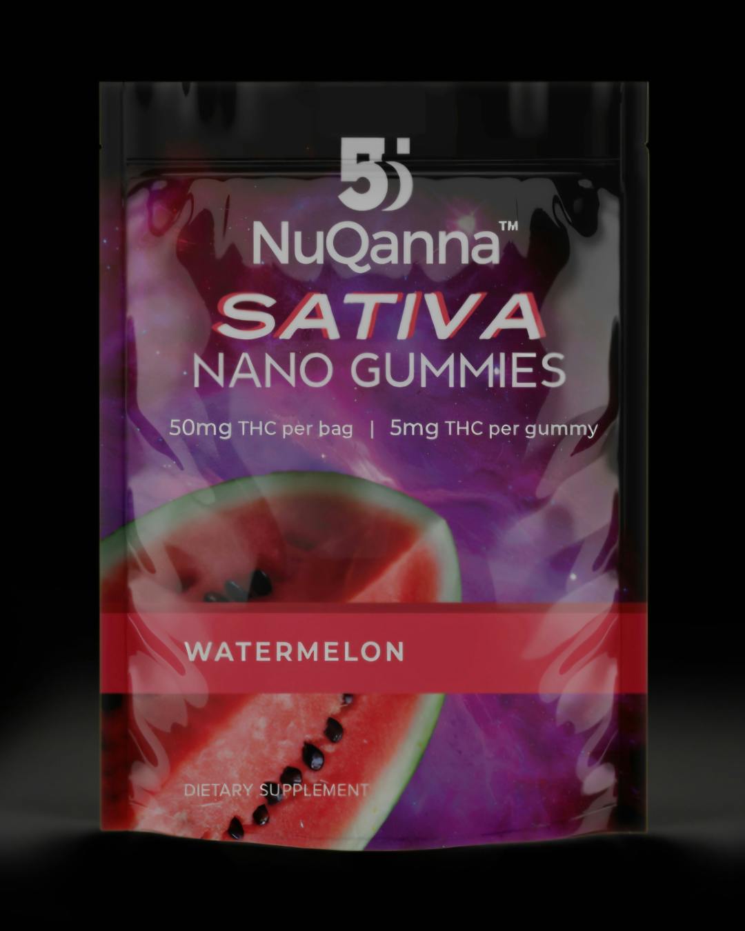 NuQanna Terpene Nano Gummies - Watermelon - 5mg - 10ct at MN THC Co - Dundas