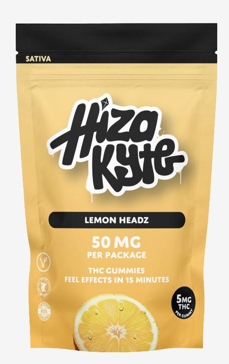 Hiza Kyte - Lemon Headz Nano Gummies 5mg - 10ct at MN THC Co - Dundas