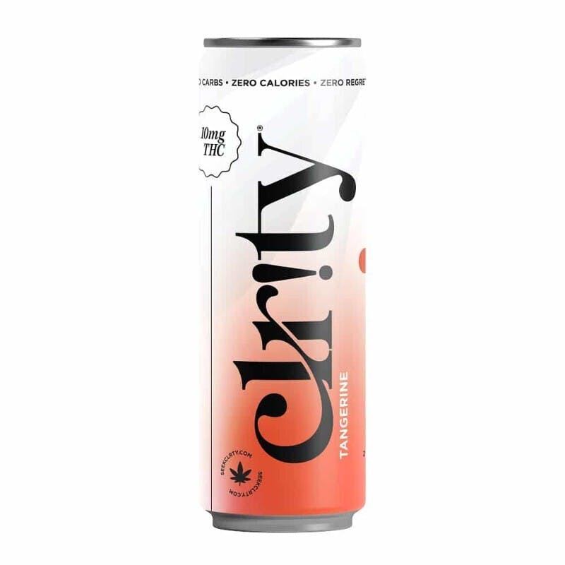 Clr!ty Seltzer - 10mg - Tangerine - 12oz at MN THC Co - Dundas