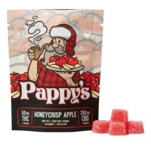 Pappy's Honeycrisp Apple 5:1 CBD/THC Gummies - 10CT