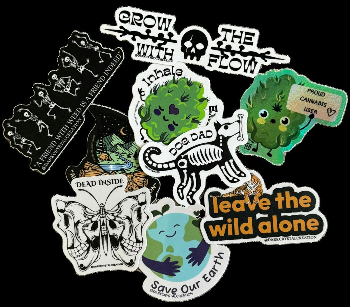 Dark Crystal Creations Accessories - Sticker - 1ct at MN THC Co - Dundas
