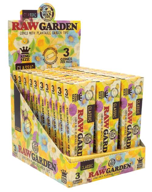 RAW Garden Cones- King Size Garden (3) at MN THC Co - Dundas
