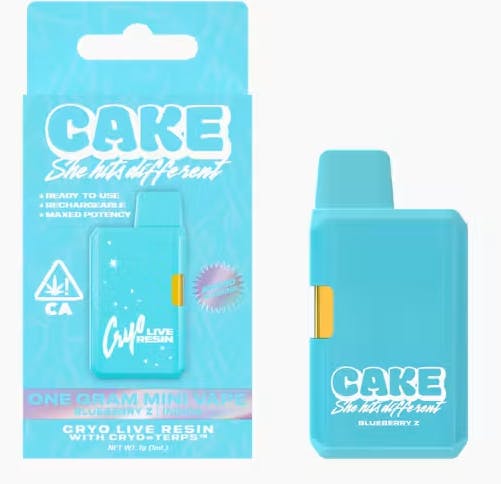 Cake: Dispo Cryo Blueberry Z $25