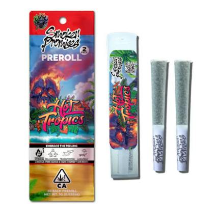 Smoken Promises - Hot Tropics | Pre Roll Pack - 1 g