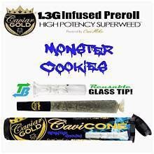 Caviar Gold Monster Cookies Cavi Cone Preroll